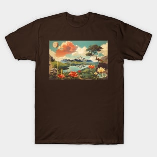 Nature Surreal Collage T-Shirt